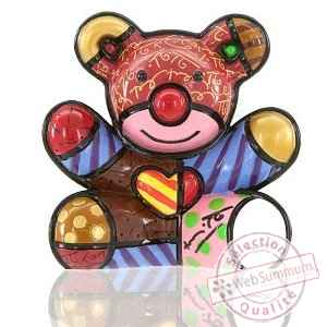 Mini figurine ours cur love bear Britto Romero -331389