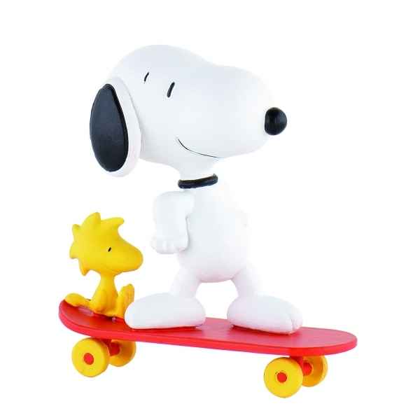 Snoopy sur planche licence snoopy  Bullyland -B42555