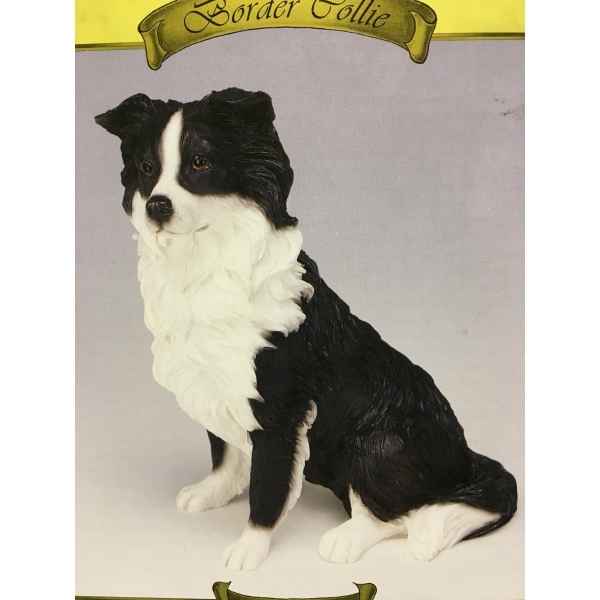 Chien Border collie assis LP2741