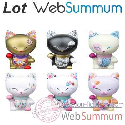 Collection chat porte bonheur Mani Lucky Cat -LWS-523