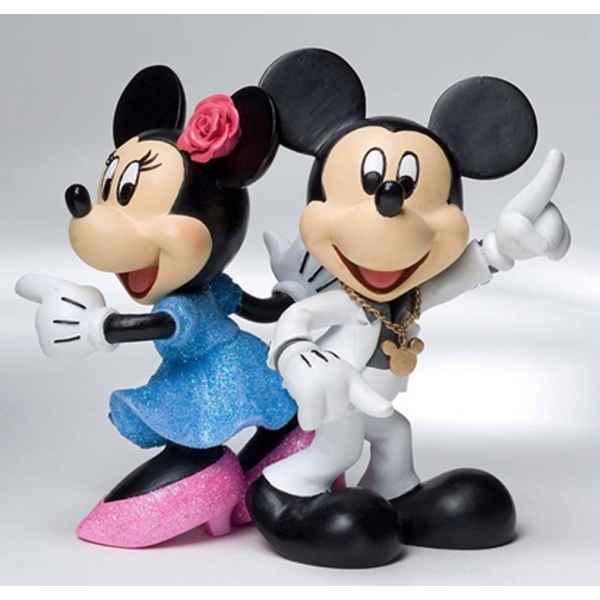 Disco (mickey & minnie)  Figurines Disney Collection -4022356 -1
