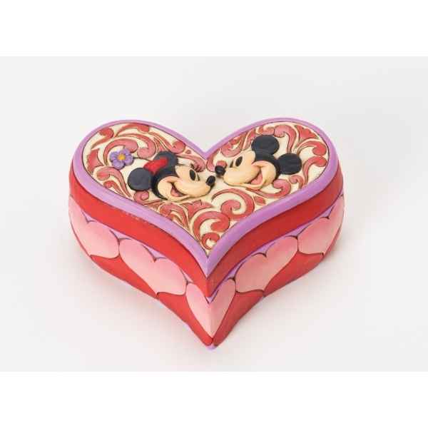 Love keeper (mickey & minnie mouse heart box) n Figurines Disney Collection -4026089