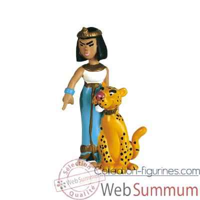 Figurine Cleopatre et sa panthere -60513