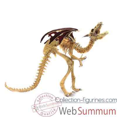 Figurine le dragon squelette rouge-60437