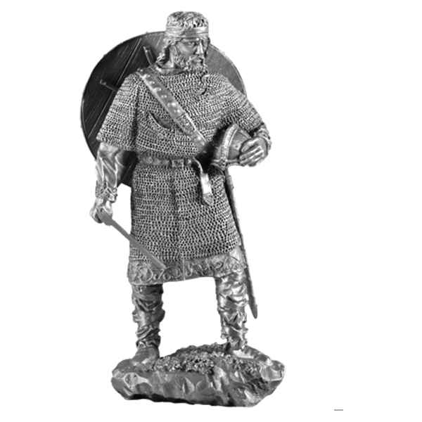 Figurines etains Chef viking -MA046