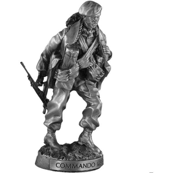 Figurines etains Commando kieffer -MI015