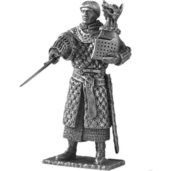 Figurines etains Chevalier de la table ronde Bohors et siege -TR011