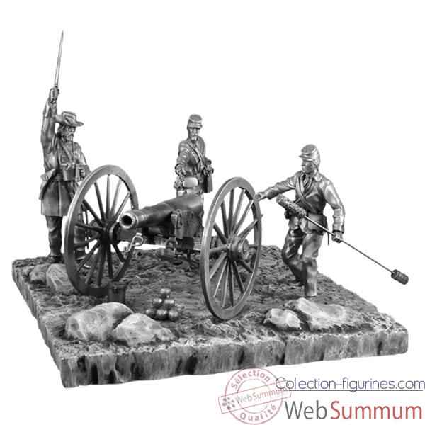 Figurines etains scene de la guerre de secession- -GS003-004-005-006