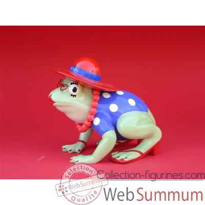 Figurine Grenouille - Fanciful Frogs - Red Hat Hoppy - 11936