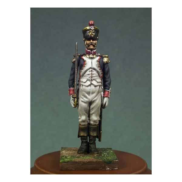 Figurine - Kit a peindre Officier d\'infanterie de ligne en 1810 . Garde-a-vous ! - NA-005