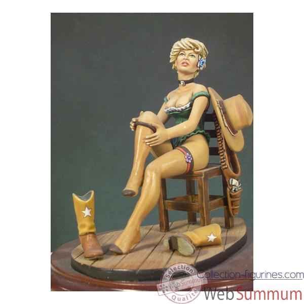 Figurine - Kit a peindre Belle du Far West - G-012