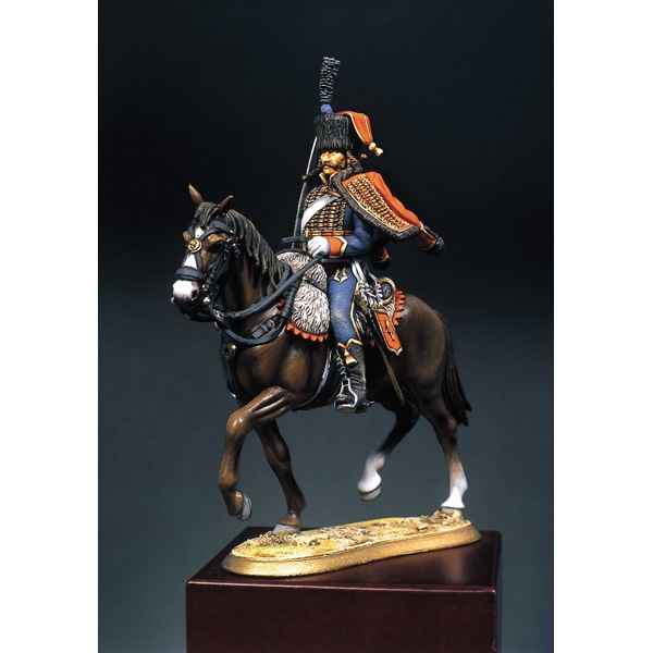 Figurine - Kit a peindre Hussard du 4e regiment  1813  - S7-F2