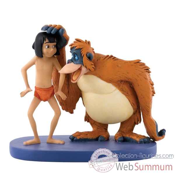 Statuette Be like you mowgli & louie Figurines Disney Collection -A27146