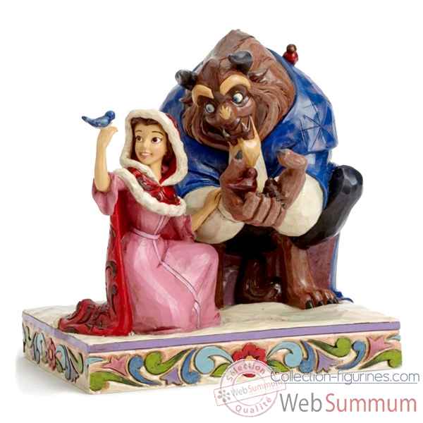 Belle and beast winter Figurines Disney Collection -4039075