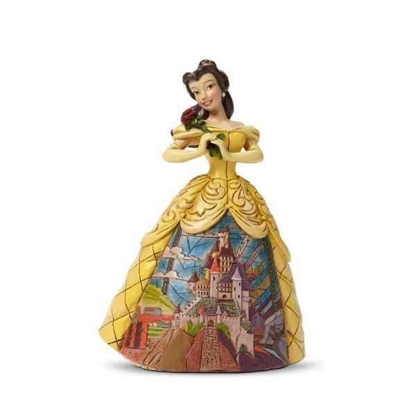 Statuette Belle en robe chateau Figurines Disney Collection -4045238 -1