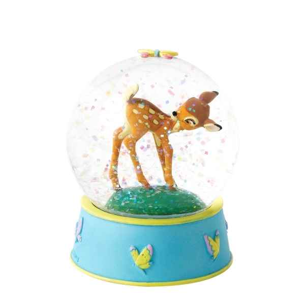 Curious et playful boule a neige bambi Figurines Disney Collection -A27026 -1