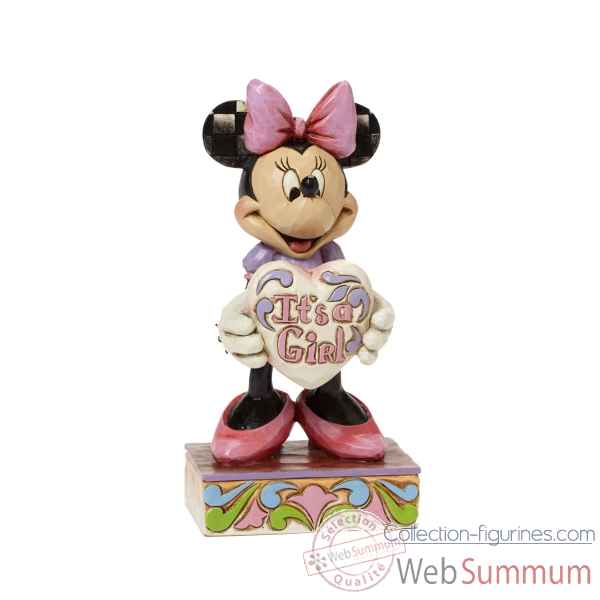 It\\\'s a girl (minnie mouse) Figurines Disney Collection -4043664
