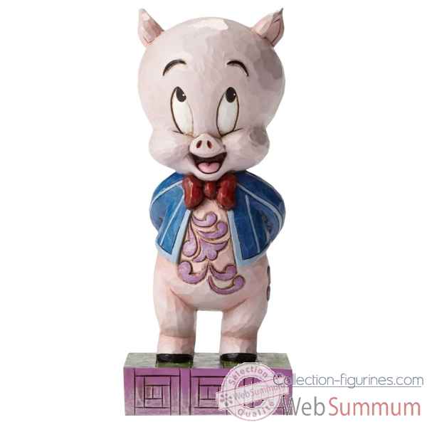 Statuette It\\\'s ppp porky porky pig Figurines Disney Collection -4049385