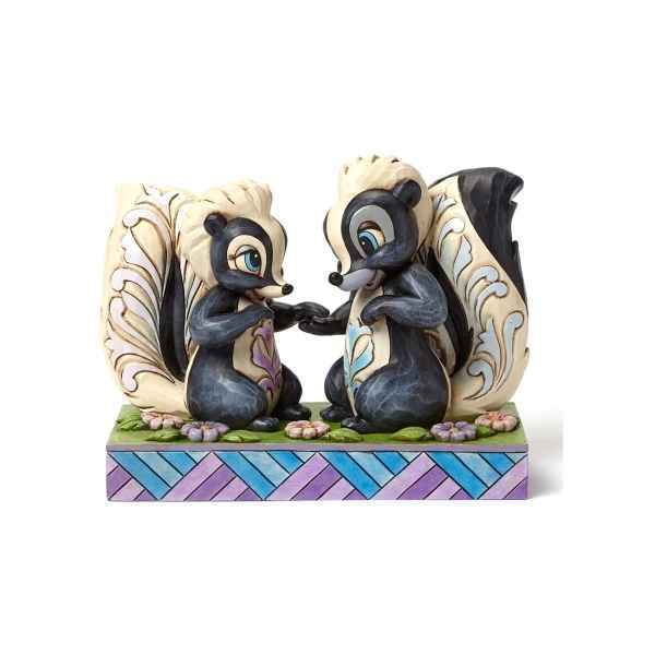 Statuette Love is in the air avec fleur Figurines Disney Collection -4049639 -1