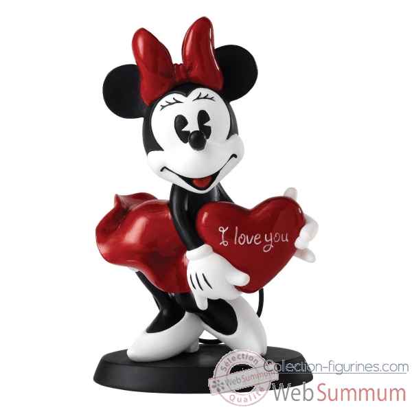 I love you (minnie figurine) enchanting dis Figurines Disney Collection -A25135
