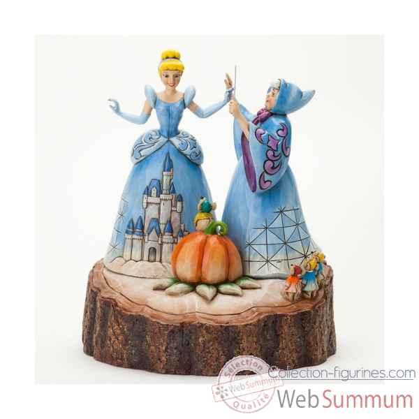 Magical transformation carved by heart cinderella n Figurines Disney Collection -4037503