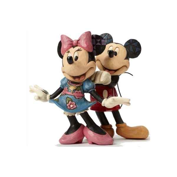 Statuette Mickey et minnie mouse for my sweet heart Figurines Disney Collection -4046042 -1