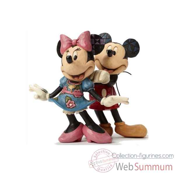 Statuette Mickey et minnie mouse for my sweet heart Figurines Disney Collection -4046042