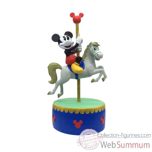 Statuette Mickey mouse carousel musical Figurines Disney Collection -A28074
