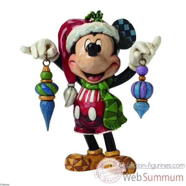 Statuette Mickey mouse deck the halls Figurines Disney Collection -4046064