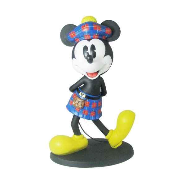 Statuette Mickey mouse scottish large Figurines Disney Collection -A27543 -1