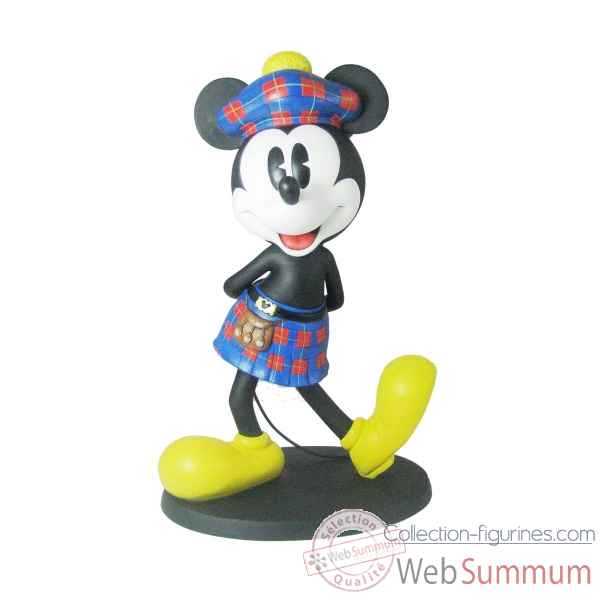 Statuette Mickey mouse scottish large Figurines Disney Collection -A27543