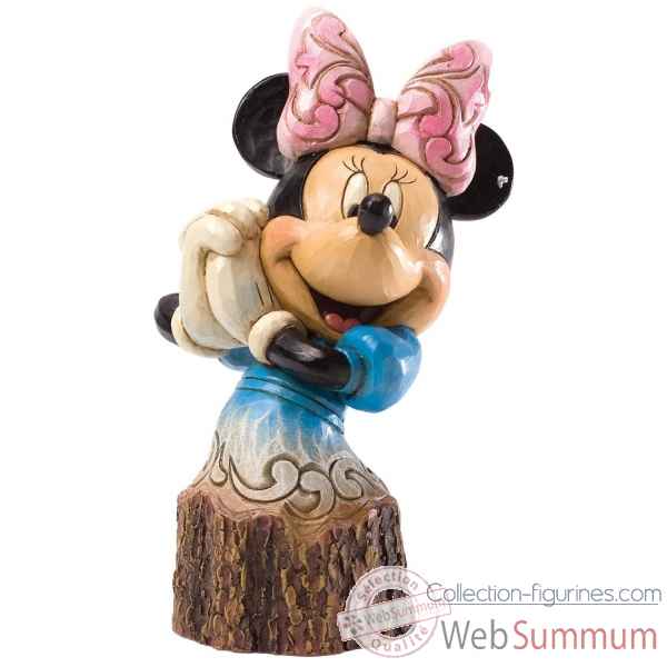 Minnie (wood carved) Figurines Disney Collection -4033289