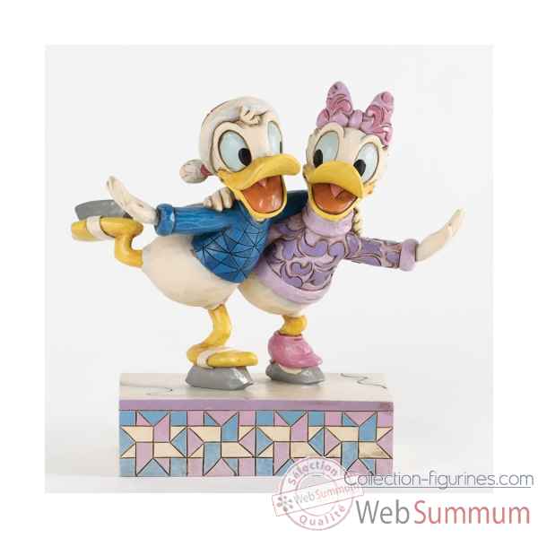 Pairs skating (donald & daisy) Figurines Disney Collection -4033269