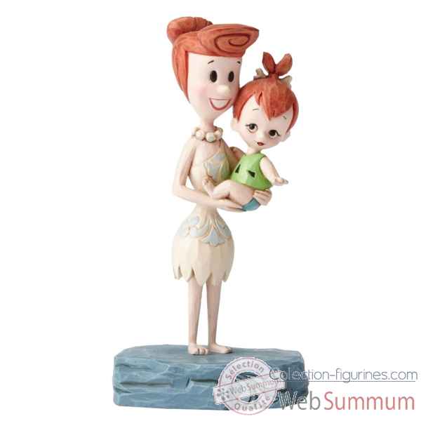 Statuette Pierreafeu beautiful bond wilma with pebbles Figurines Disney Collection -4051594