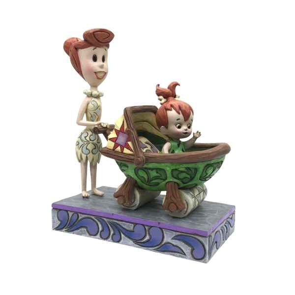 Statuette Pierreafeu bedrock buggy - wilma with pebbles Figurines Disney Collection -4058334 -1