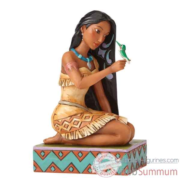 Statuette Pocahontas et son oiseau Figurines Disney Collection -4056128