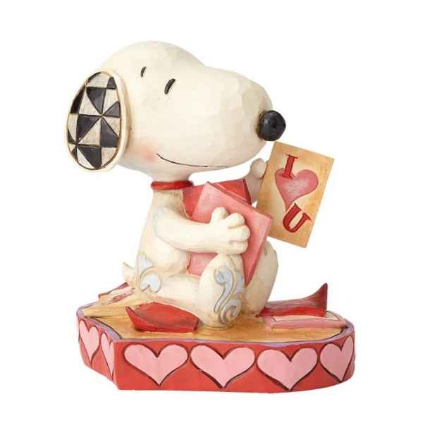 Statuette Puppy love- snoopy Figurines Disney Collection -4055652 -1