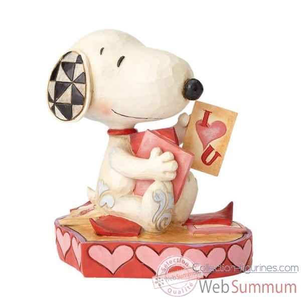Statuette Puppy love- snoopy Figurines Disney Collection -4055652
