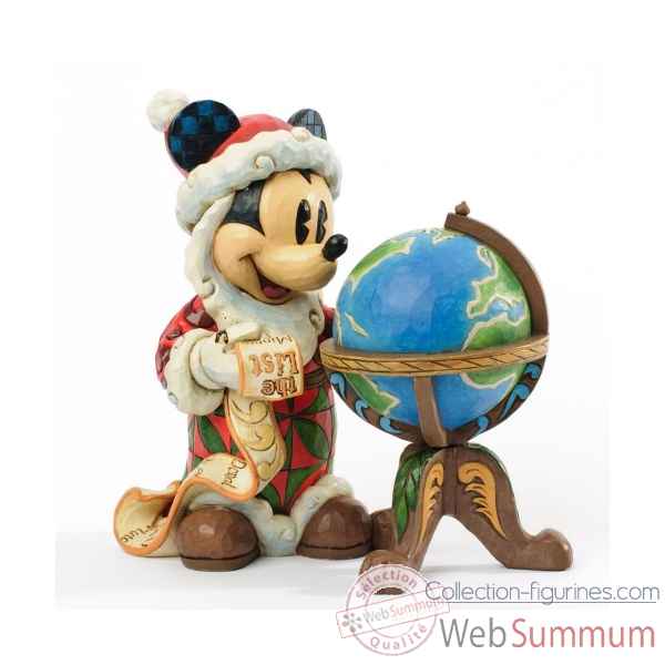 Season\'s greetings around the world mickey mouse Figurines Disney Collection -4033271