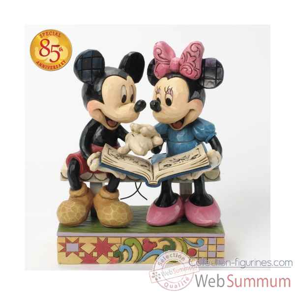 Sharing memories mickey & minnie mouse 85th anniversary Figurines Disney Collection -4037500