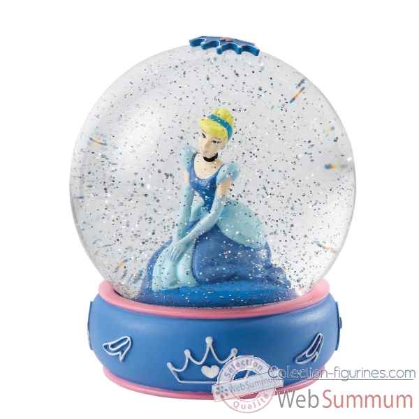Shy and romantic (cinderella waterball) enchanting dis Figurines Disney Collection -A26968