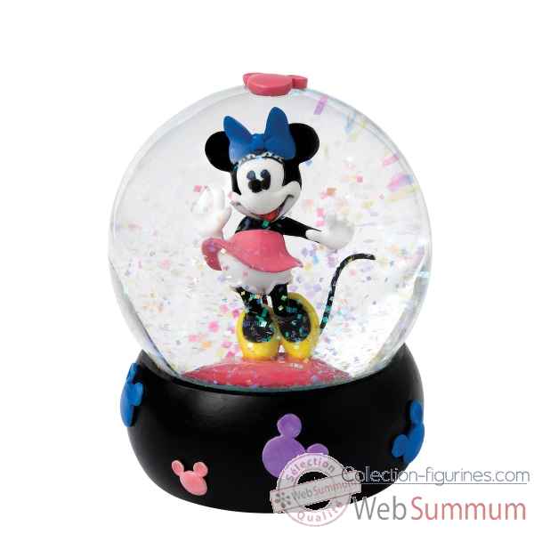 Sweet & flirtatious minnie mouse boule a neige Figurines Disney Collection -A26965
