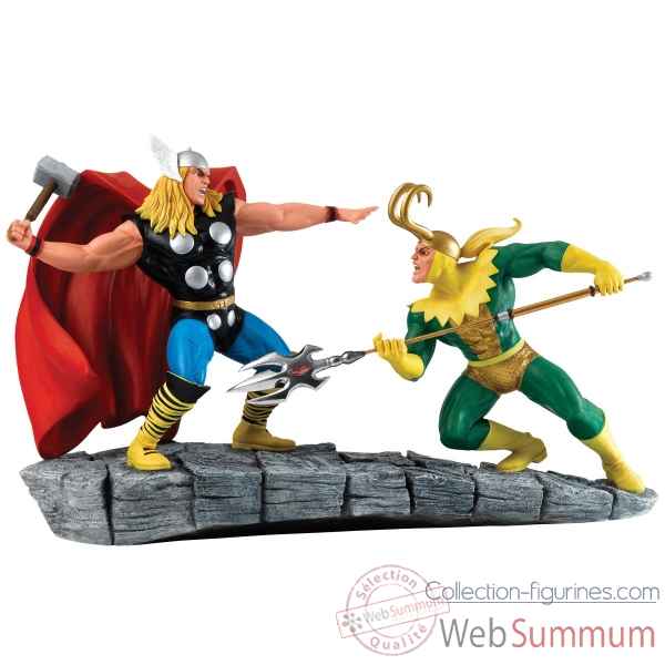 Statuette Thor vs loki Figurines Disney Collection -A27607