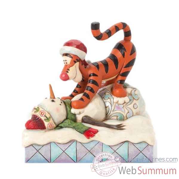Tigger on snowman Figurines Disney Collection -4039044