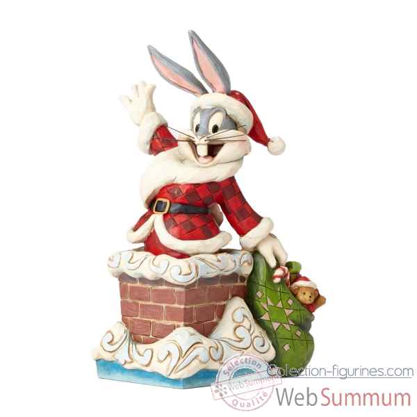 Statuette Up on the rooftop - bugs bunny Figurines Disney Collection -4052808