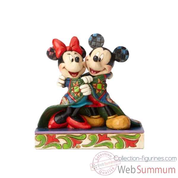 Statuette Warm wishes mickey et minnie mouse Figurines Disney Collection -4057937