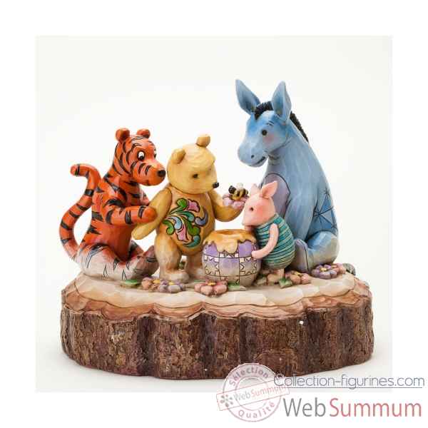 You, me & a hunny bee carved by heart classic pooh n Figurines Disney Collection -4037502