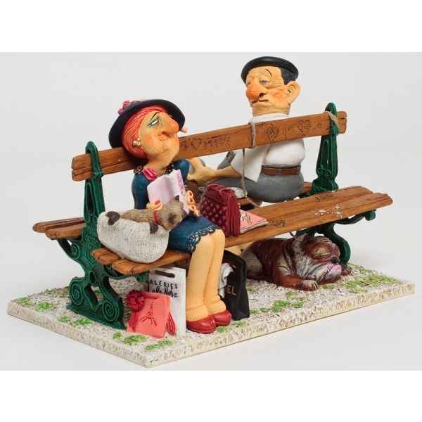 Figurine The paris bench - bois de bologne Forchino FO85703