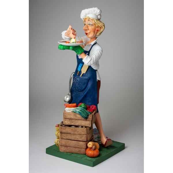 Grande figurine forchino chef cuisiniere collection professions - metiers -FO85549