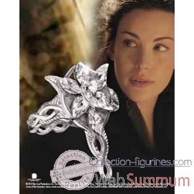 Arwen - anneau etoile du soir - argent 925eme Noble Collection -NN1370